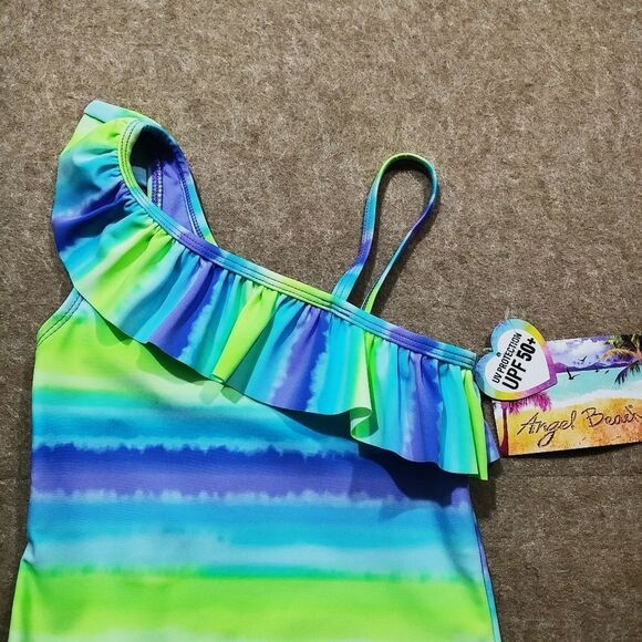 Angel Beach Girls One Piece Swimsuit -O - Picture 2 of 4